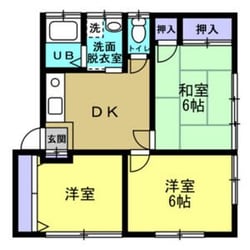 ワイケイパレスの物件間取画像